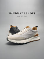 Zapatos hechos a mano de cuero genuino de moda auténtica de cuero de vaca transpirable zapatos de hombre - details 29