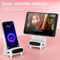 Cargador Inalámbrico, 15W Qi rápido cargador inalámbrico de pie con amplificador de sonido de diseño, regalo único para él, su padre, esposo, novio (sin adaptador de CA) - details 6