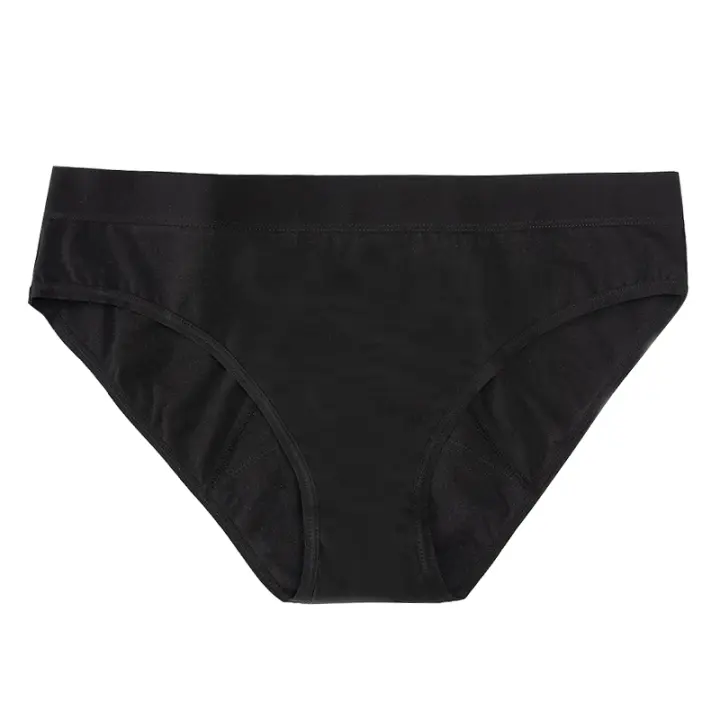 Bragas menstruales de algodón para niñas, ropa interior con estampado bonito - 1