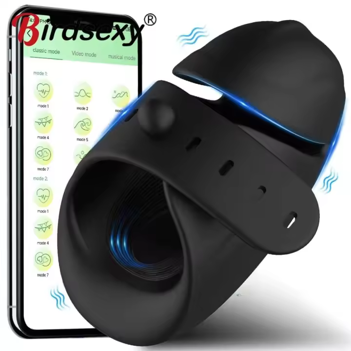 Leten-vibrador Bluetooth para hombres y adultos, entrenador retardante, masajeador de glande, masturbador masculino, Juguetes sexuales - 1