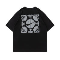 Camisetas Casuales de Verano para Hombres Algodón Puro, Cuello Redondo, Mangas Cortas, Nuevas Camisetas de Pareja con Estampados de Logotipo - details 1