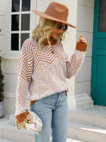 Suéter informal de manga larga para mujer, Jersey de punto de cuello redondo liso, Tops sueltos, moda de otoño - details 18