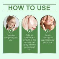 Crema facial de colágeno y té verde con ginseng hidratante, iluminadora, hidratante y reafirmante para la piel - details 3