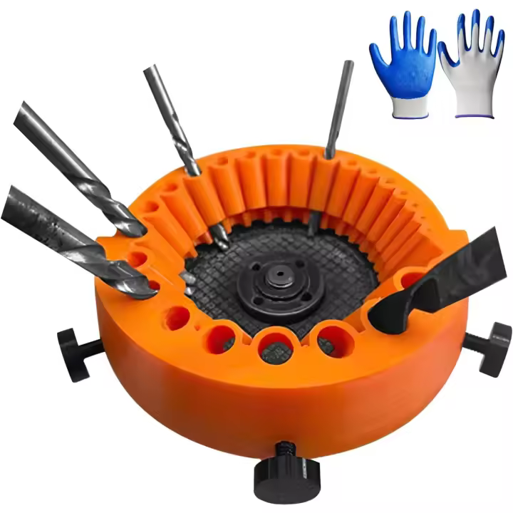 Afilador de brocas, accesorio eléctrico para afilar brocas, antiguo amolador de brocas, amoladora angular de cuchilla gigante para afilar brocas, afilador de brocas para todas las brocas - 1