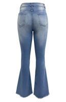 Jeans Acampanados de Cintura Alta para Mujer Pantalones con Bolsa Emo Estilo - details 2