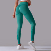 Hamidou-Pantalones deportivos sin costuras para mujer, mallas de Yoga de cintura alta, ropa de gimnasio, entrenamiento de glúteos de burbujas, pantalones para correr, Leggings de gimnasio con levantamiento de caderas - details 46
