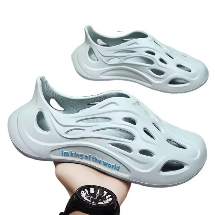 2025 verano coco agujero zapatos bolsa cabeza sandalias zapatos de playa de los hombres casual eva jardín zapatos - 1