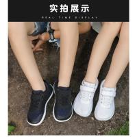 Zapatillas Minimalistas Para Niños Y Niñas Toddler Ligera Cero Bajada Zapatos Naturales Planos Transpirables De Tela Con Cordones Y Hebilla - details 24