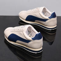 Primavera Verano pareja gruesa Agan hombres mujeres moda zapatillas blancas deportes Casual suela suave zapatos My23012 - details 1