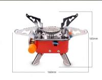 Mini estufa de gas cuadrada plegable portátil para acampar, quemador de butano para Montañismo al aire libre, picnic, agua hirviendo, utensilios de cocina - details 6