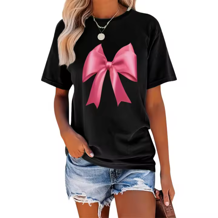 Camiseta gráfica, camiseta holgada de manga corta, 100% algodón, 230 g, informal y cómoda, estampado geométrico, tallas S-XXXL, lavable a máquina, para usar en todas las estaciones. - 1