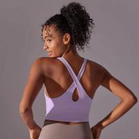 Chaleco de Yoga para Mujeres Top de Tanque de Color Sólido Ropa Interior Transpirable para Yoga, Gimnasio, Correr - details 43