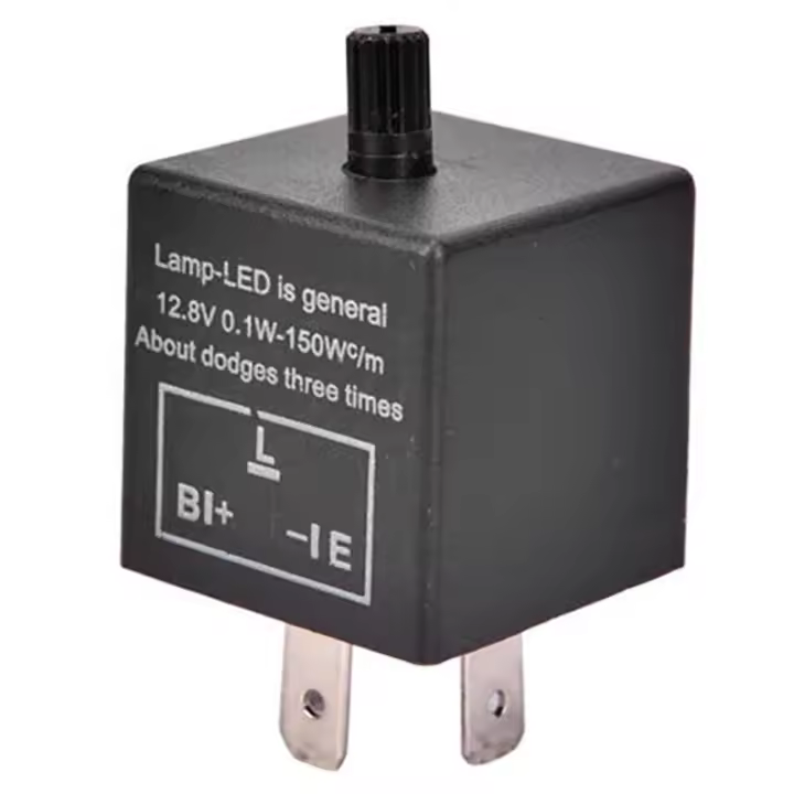 Relé de luz intermitente ajustable para coche y motocicleta, LED electrónico, intermitente, intermitente, CF13, JL-02 - 1