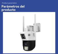 Cámara 360 grados exterior doméstico Internet Wifi HD iPhone APP inteligente Visión nocturna - details 0