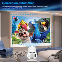 Proyector portátil HD HY300 PRO Android 11.0, WiFi6, Bluetooth 5.0, Resolución 1280*720P, Ideal para Uso Doméstico y al Aire Libre - details 2