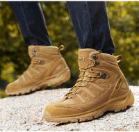 Botas de entrenamiento de combate tácticas para hombre, zapatos de senderismo de respuesta rápida antidesgaste para acampar al aire libre, zapatillas de pesca y caza - details 20