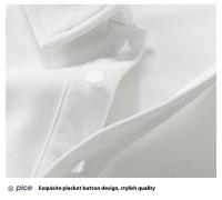 Camiseta manga corta hombre polo holgado antibacteriano adelgazante polo cómodo transpirable - details 6