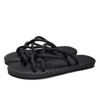 Todo fósforo EVA ropa exterior zapatos personalidad suave cuerda trenzada pisos zapatillas calzado antideslizante casa diapositivas sandalias playa - details 4