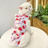 Traje de recuperación de cirugía de gato transpirable, Onesies femeninos, castración de gatito, ropa de recuperación de heridas abdominales, trajes - details 5
