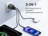Cargador USB C GAN UGREEN 30W Compatible con Google Pixel, iPhone, iPad Accesorios de Electrónica - details 1