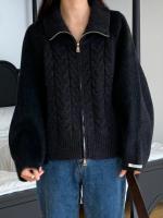 Suéter De Mujer, suéteres De invierno para Mujer, cárdigan Traf, tejido grande para Mujer, Ropa De abrigo De punto holgada De manga larga, Ropa De Mujer - details 38