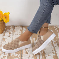 Zapatos informales de suela gruesa para mujer, zapatillas veraniegas versátiles con lentejuelas, a la moda, vulcanizados, 2024 - details 6