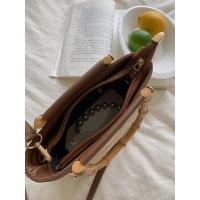 Bolsos de Viaje Hechos a Mano para Mujer Bolsos Cruzados de Verano de Paja con Asa de Madera - details 9
