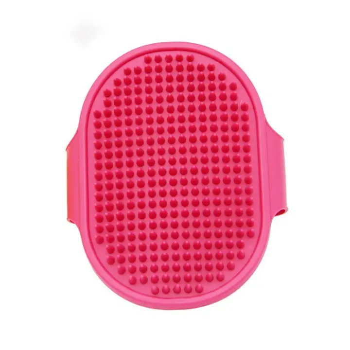 Cepillo de masaje para mascotas de silicona 2 en 1: peine de baño suave para perros y gatos, herramienta de depilación y aseo relajante sin esfuerzo - 1
