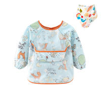 Babero impermeable para bebé, delantal de manga larga, impermeable, para comer y dibujar - details 11