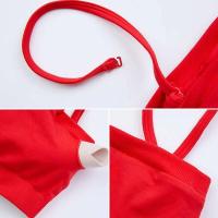 Conjunto de ejercicio de yoga sin costuras para mujer, ropa deportiva de entrenamiento portátil, gimnasio y fiesta, conjunto de 2 piezas - details 0