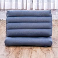 Cómodo Colchón De Suelo con Cojín De Lectura, Futón Japonés, Cama Plegable O Esterilla De Masaje Tailandés, 170 x 53 cm, Azul Claro - details 149