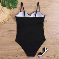 Trajes de baño de una pieza con estampado floral para mujer, traje de baño cerrado de talla grande, con elevador, para piscina y playa - details 22