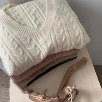 Falda corta de punto para mujer, ropa elegante de manga larga con cuello puntiagudo, usada, negra, invierno - details 35