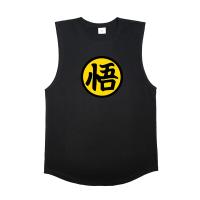 Camiseta sin mangas de algodón Muscleguys con logotipo de anime japonés para hombres algodón lavado en máquina para primavera/verano - details 17