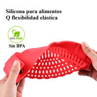 Utensilios de cocina Lixiviador de clip de silicona de grado alimenticio - details 2