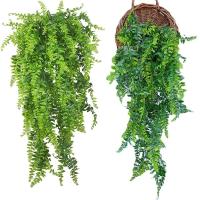 Planta artificial de 82cm, vid falsa, colgante para el hogar, corona de hierba de hoja de plástico, decoración de boda al aire libre - details 1