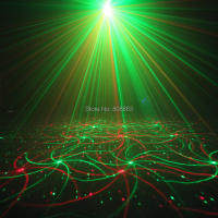 ESHINY Mini 4in1 Pattern Effect R&G Audio Star Whirlwind Laser Projector Stage Disco DJ Club Bar KTV Family Party Light Show P14 - details 10