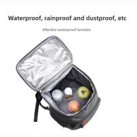 Mochila térmica impermeable, bolsa térmica gruesa de 20L, grande, aislada, de grado alimenticio, PEVA, escuela familiar, Picnic, refrigerador, bolsa de almuerzo - details 2