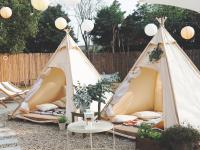 Tienda de campaña de lona para adultos, Tipi de pirámide para acampar al aire libre, tienda de campaña india para 2-3 personas, 2M - details 0