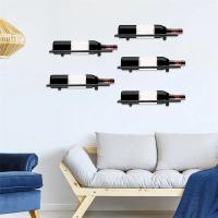 Soporte para vino, soporte de exhibición de vino colgante de Metal montado en la pared, estante para copa de vino, estantes flotantes para Bar, estante rústico para copa de vino - details 2