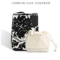 Air Fly bolsa de cubo de punto nueva tinta blanca y negra china bolsa de hombro nicho bolsa de viento perezoso moda de alto sentido - details 13
