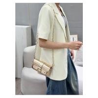 Bolso Cuadrado Pequeño De Cuero, Bolso Oblicuo Versátil De Moda Para El Hombro De Las Axilas - details 12