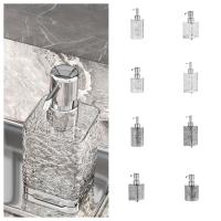 Dispensador de jabón transparente recargable, botella de jabón líquido prensado a prueba de herrumbre, contenedor de loción y jabón impermeable de 300ml/400ml para cocina - details 12
