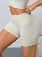 Pantalones cortos deportivos con cintura alta, levantamiento de cadera, Fiess, correr, ciclismo, pantalones cortos de 3 puntos, pantalones cortos de yoga de secado rápido para mujer - details 5