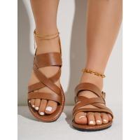 Sandalias planas informales para mujer, zapatos de verano - details 2