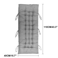 Colchón Sólido Largo para Reclinador Silla de Balanza de Ratán Cubierta de Sofá para Jardín Respicio Asiento de Tatami Sin Silla - details 2
