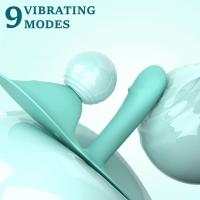 2in1 clitoris vagina doble estimulador g punto vibrador dildo masajero anal-vibración gay hombre mujeres masturbador juguetes sexuales productos - details 12