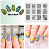 Plantillas de Arte de Uñas KADS para Salones de Belleza Herramientas de Manicura con Diseños de Flores Hojas Oceanos Animales - details 2