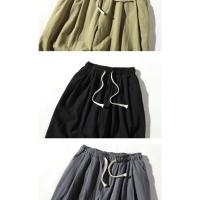 Pantalón de verano para hombre, fino, casual, versátil, 100% puro algodón hasta el tobillo. - details 12