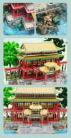 Modelo MMZ, rompecabezas de Metal 3D, modelo del antiguo palacio de verano, kits de arquitectura china antigua, juguetes modelo para ensamblar DIY para niños - details 17